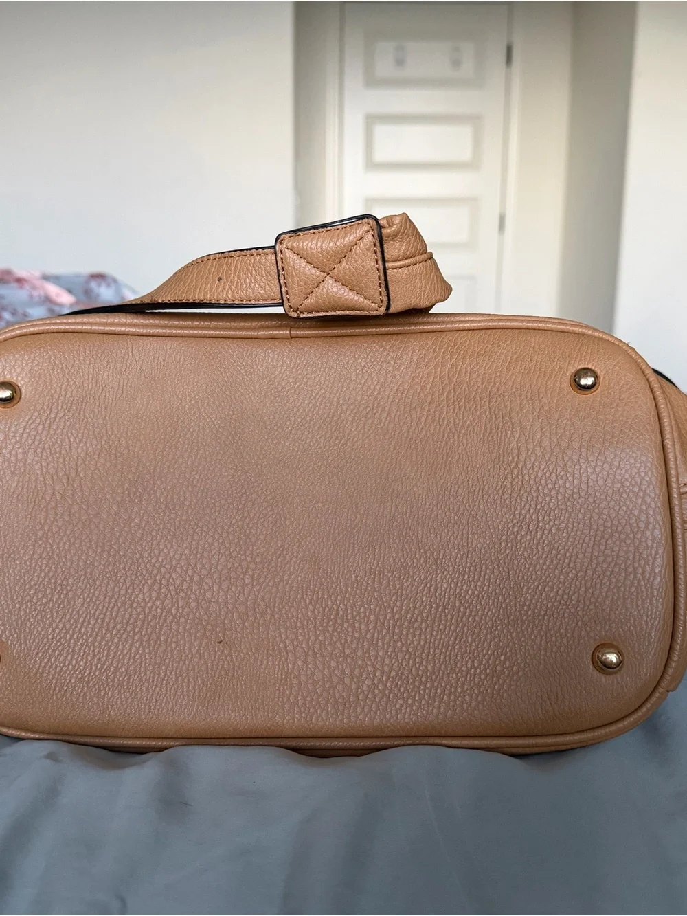 Poppy & Peonies Brooklyn Backpack in Camel